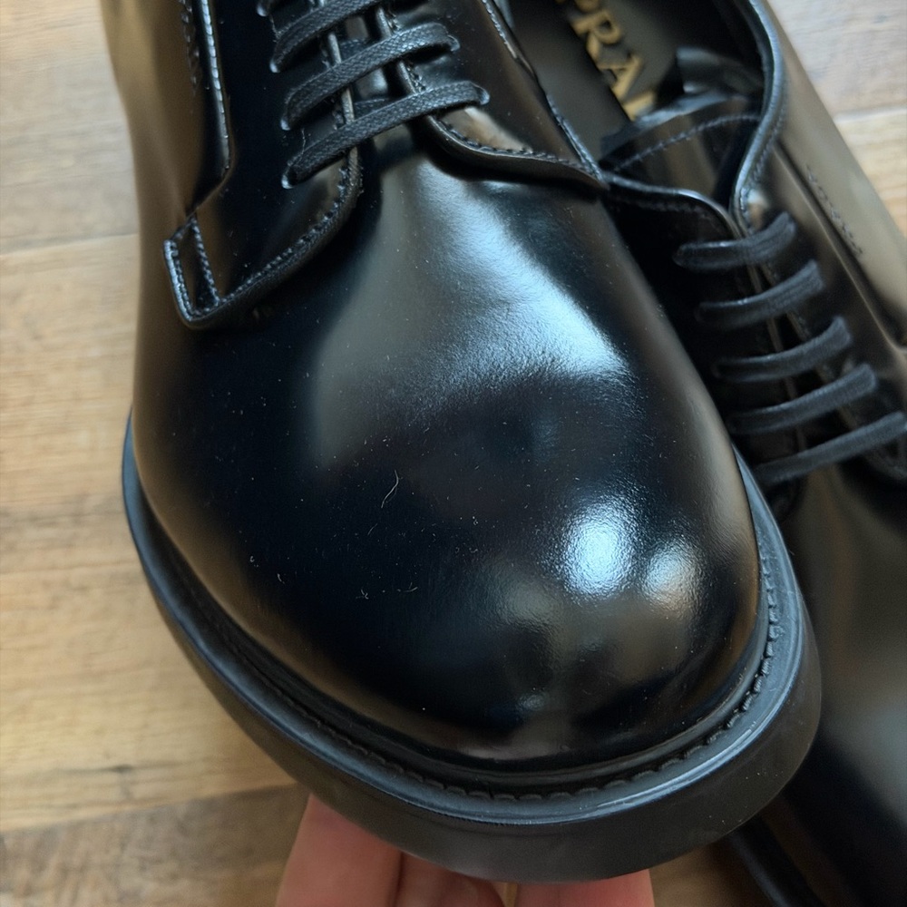 PRADA DERBY LACE-UP SHOES ( MENS 8.5)- BRAND NEW - Picture 5 of 6